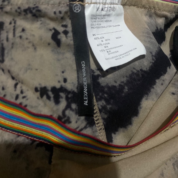 Alexander Wang XL Semisheer Tie Dye Leggings - Picture 2 of 9